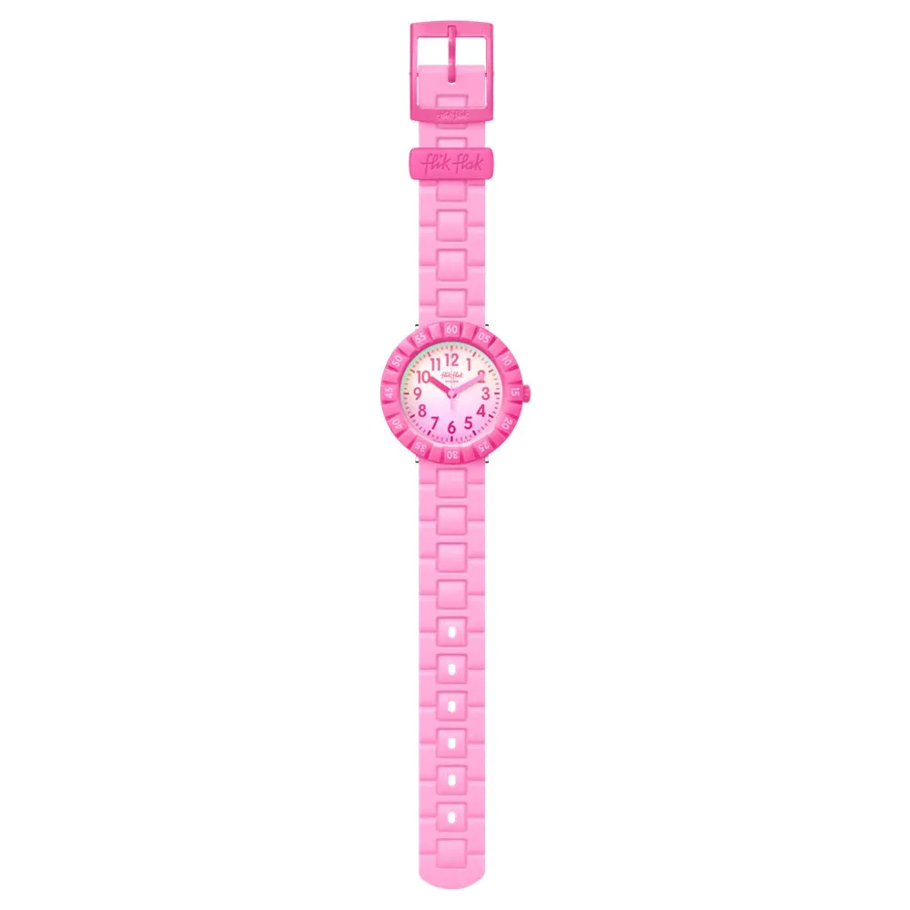 Flik Flak Pink Splash Kids Watch FCSP125