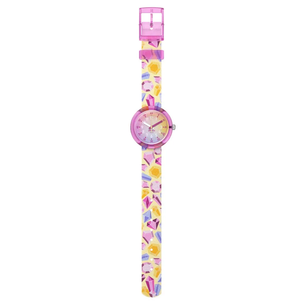 Flik Flak Sparkling Gemstones Kids Watch FPNP155