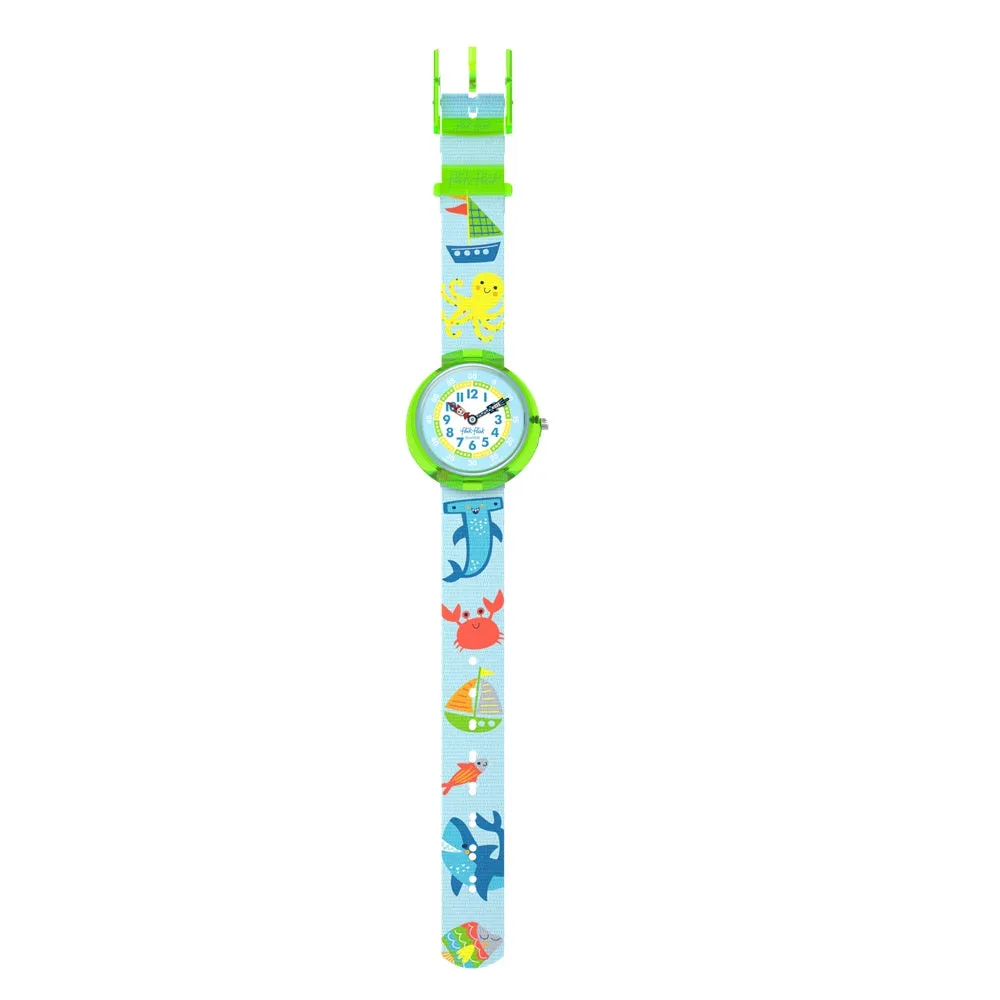 Flik Flak x Faber-Castell Colour in Neon Kids Watch FBNP232