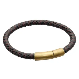 Fred Bennett Recycled Leather Mens Bracelet B5326