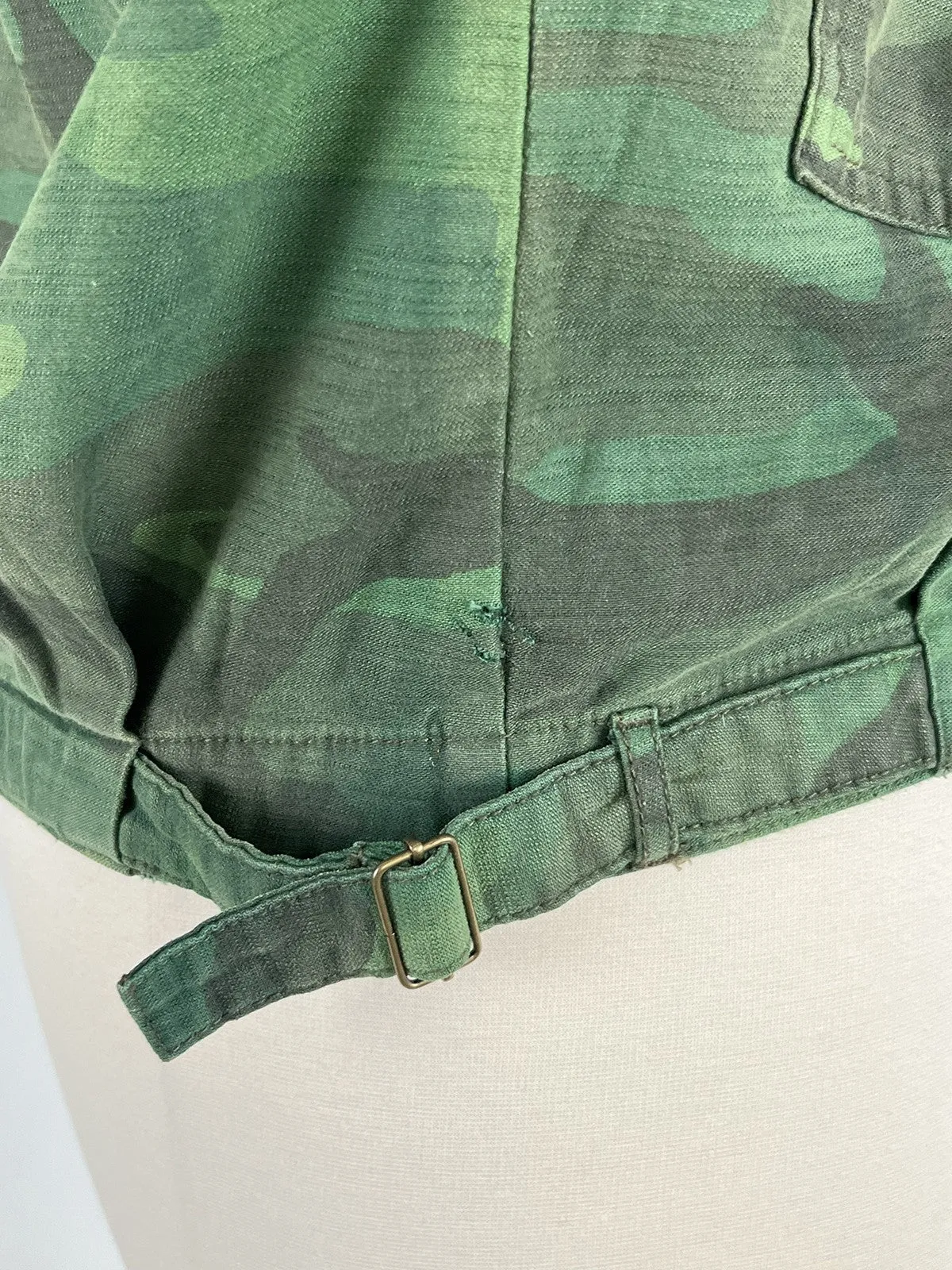 Free People Size 14 Green Camoflage Jacket