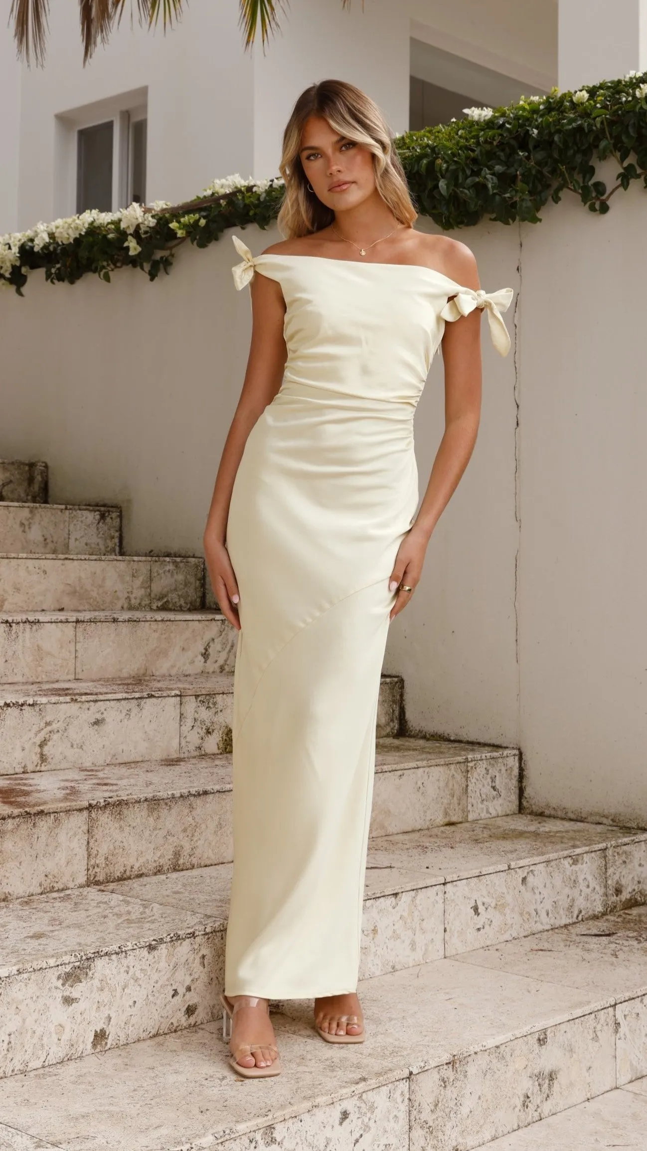 Frida Maxi Dress - Yellow Billy J