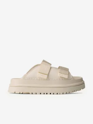 Girls GoldenGlow Slide in Ivory