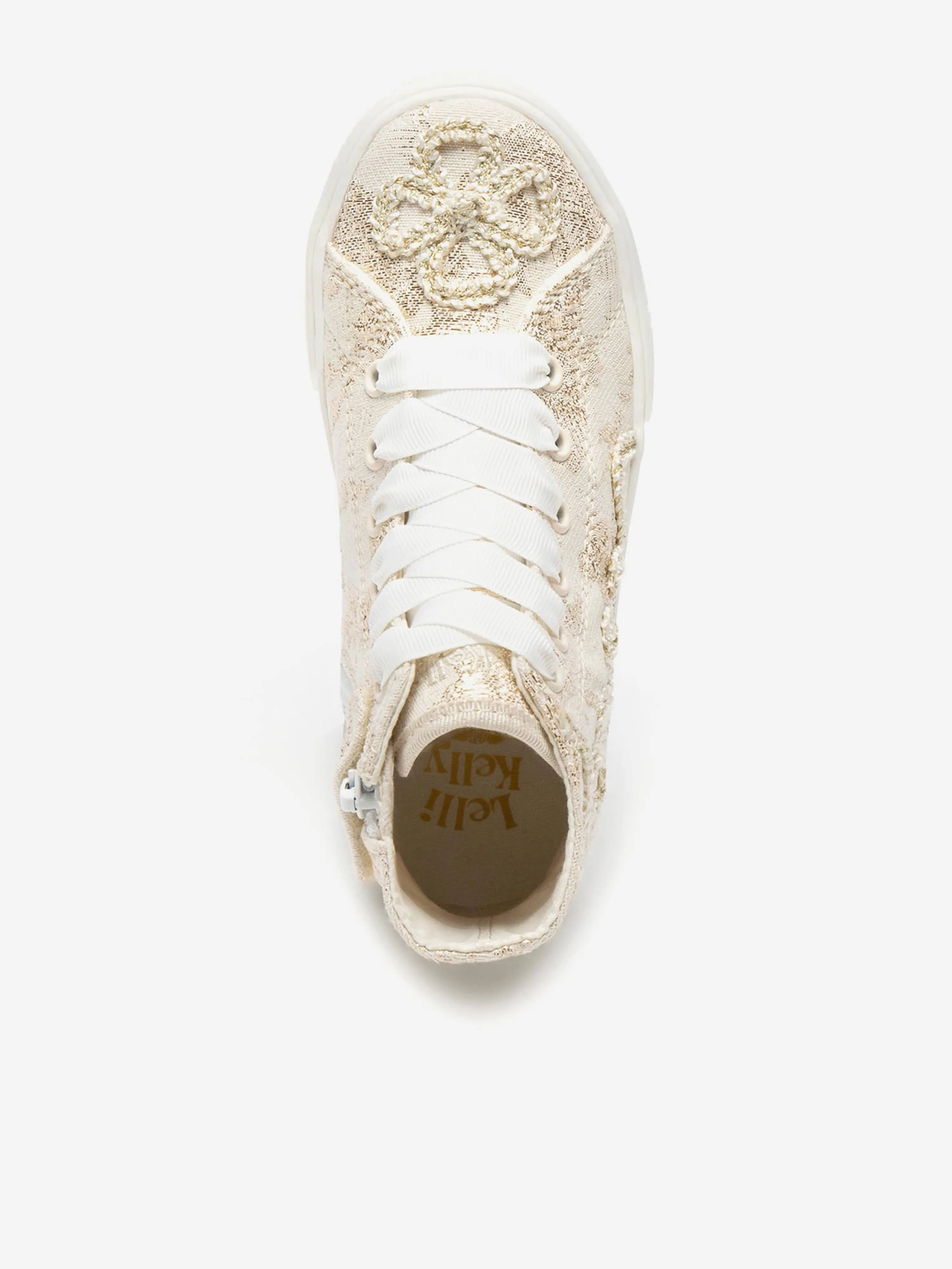 Girls Zoe Mid Baseball Boots in Beige