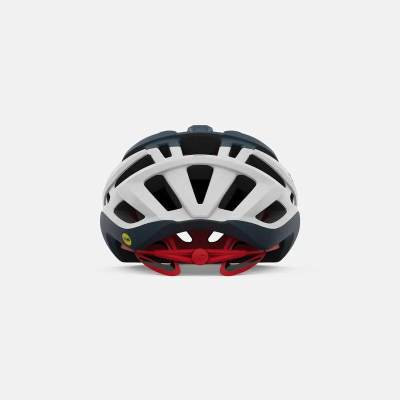Giro Agilis Mips Road Cycling Helmet (Matte Midnight/White/Bright Red)