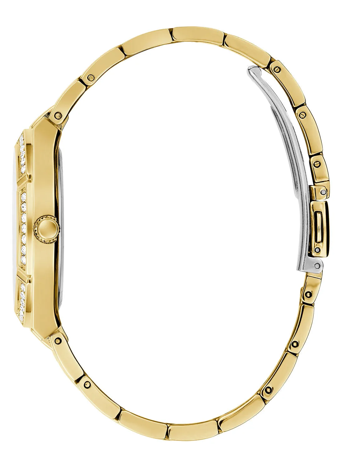 Gold Cosmo Crystal Watch Guess