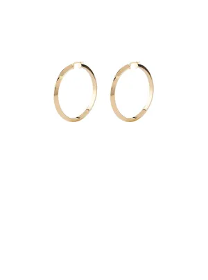Gold I Did It Again Hoop Earrings Guess