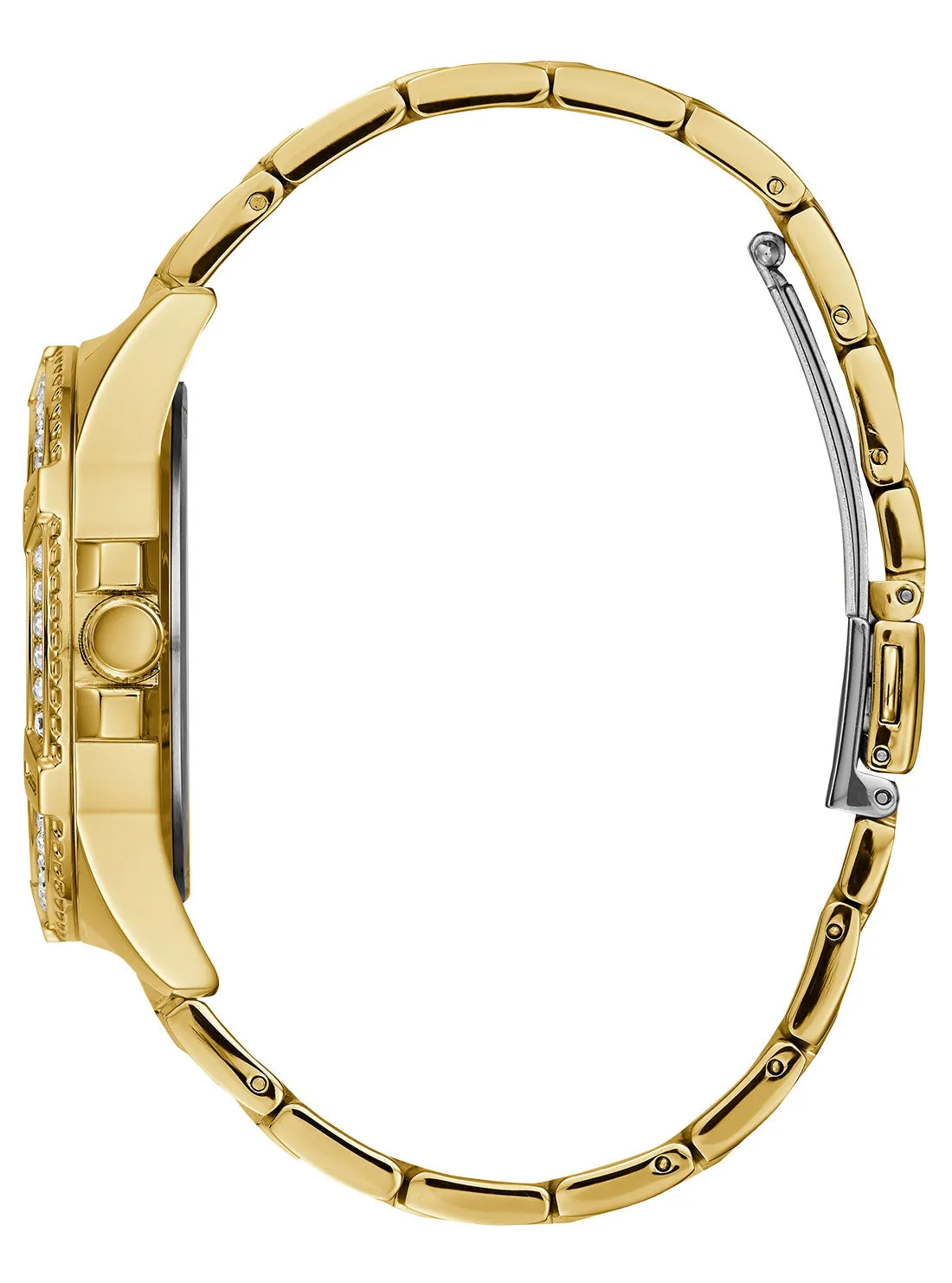 Gold Lady Frontier Crystal Watch Guess