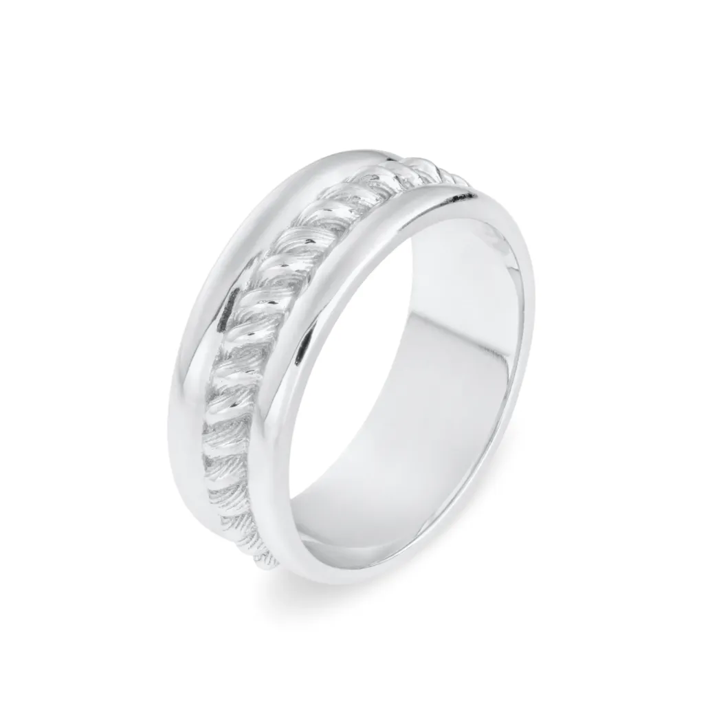 Growing Roots Silver Ring