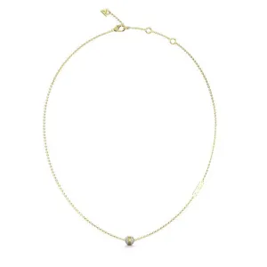 Guess Gold Tone Crystal Bead Necklace JUBN04455JWYGT
