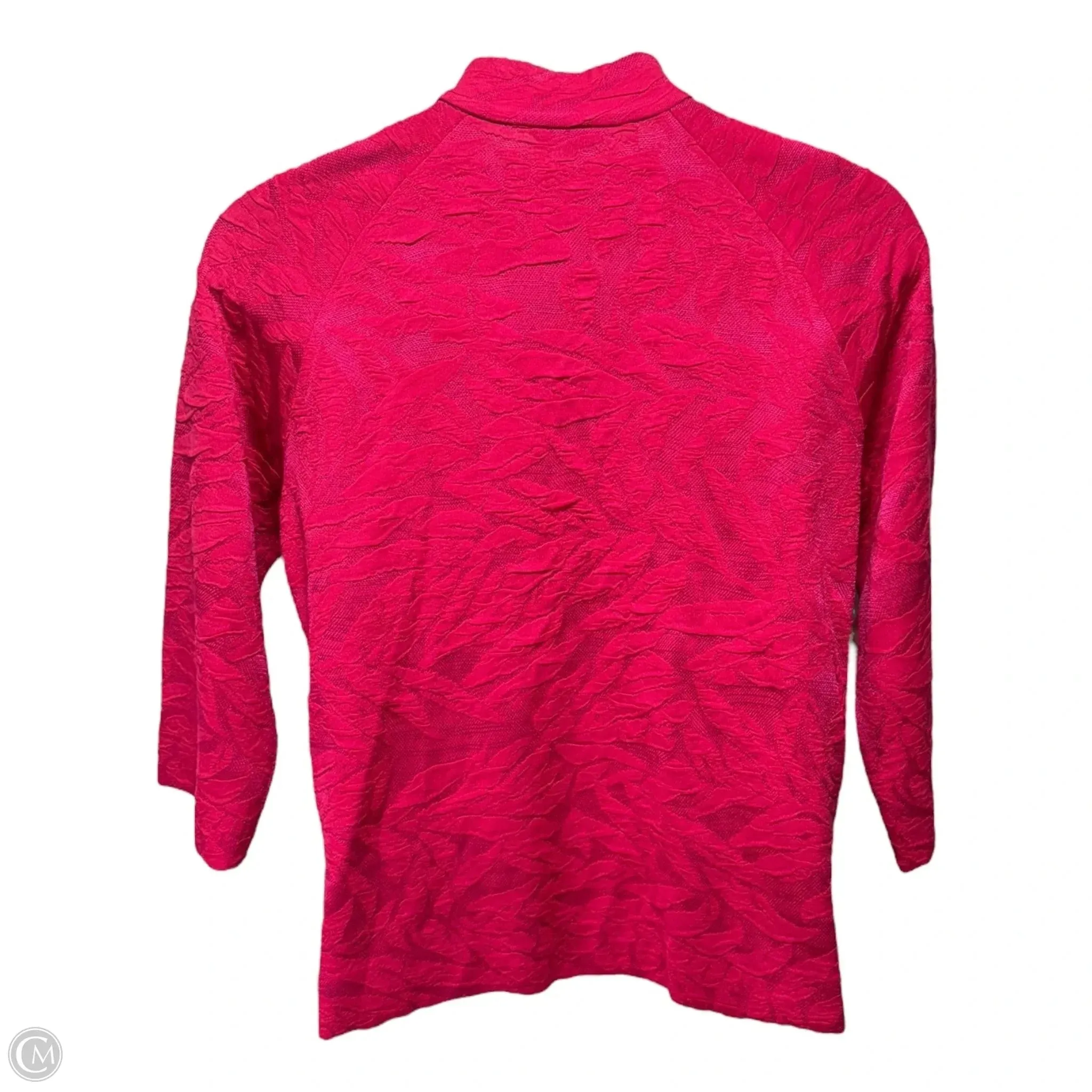 Heritage Fit Knit Jacket 2pc By Misook In Pink, Size: M