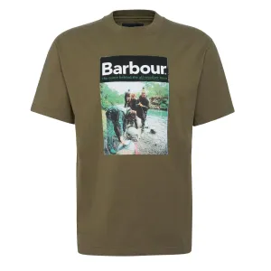 Hot Deal Barbour All-Weather Graphic Fit T-Shirt Mid Olive  Stylish & Comfortable