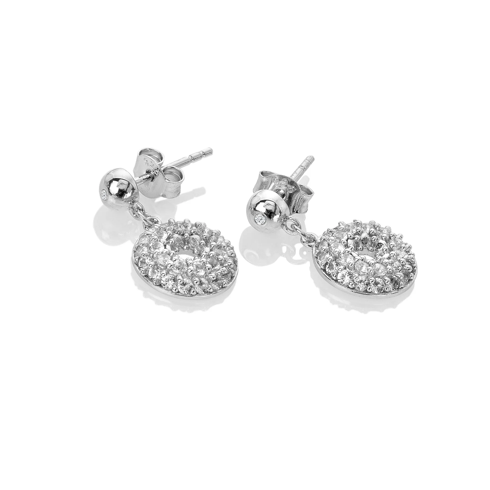 Hot Diamonds Forever White Topaz Drop Earrings DE722