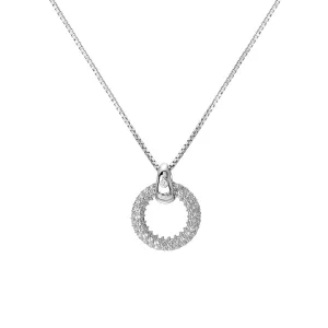 Hot Diamonds Forever White Topaz Necklace DP901