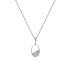 Hot Diamonds Horizon Oval Silver Pendant DP767
