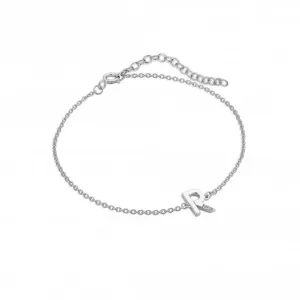 Hot Diamonds Initial R Sterling Silver Bracelet DL629