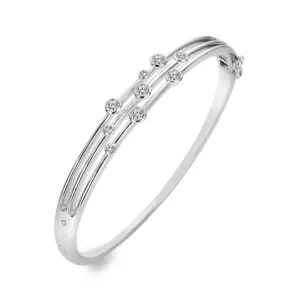 Hot Diamonds Tender Statement Silver Bangle DC188