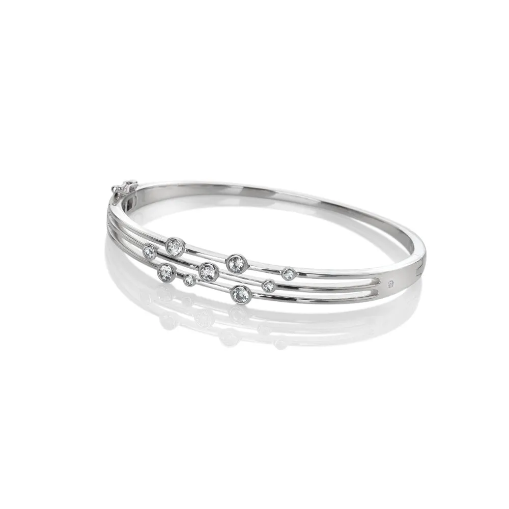 Hot Diamonds Tender Statement Silver Bangle DC188