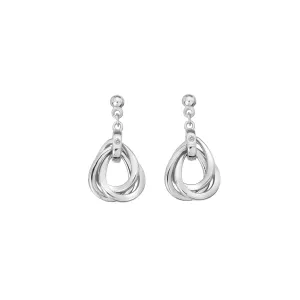 Hot Diamonds Trio Teardrop Earrings DE644