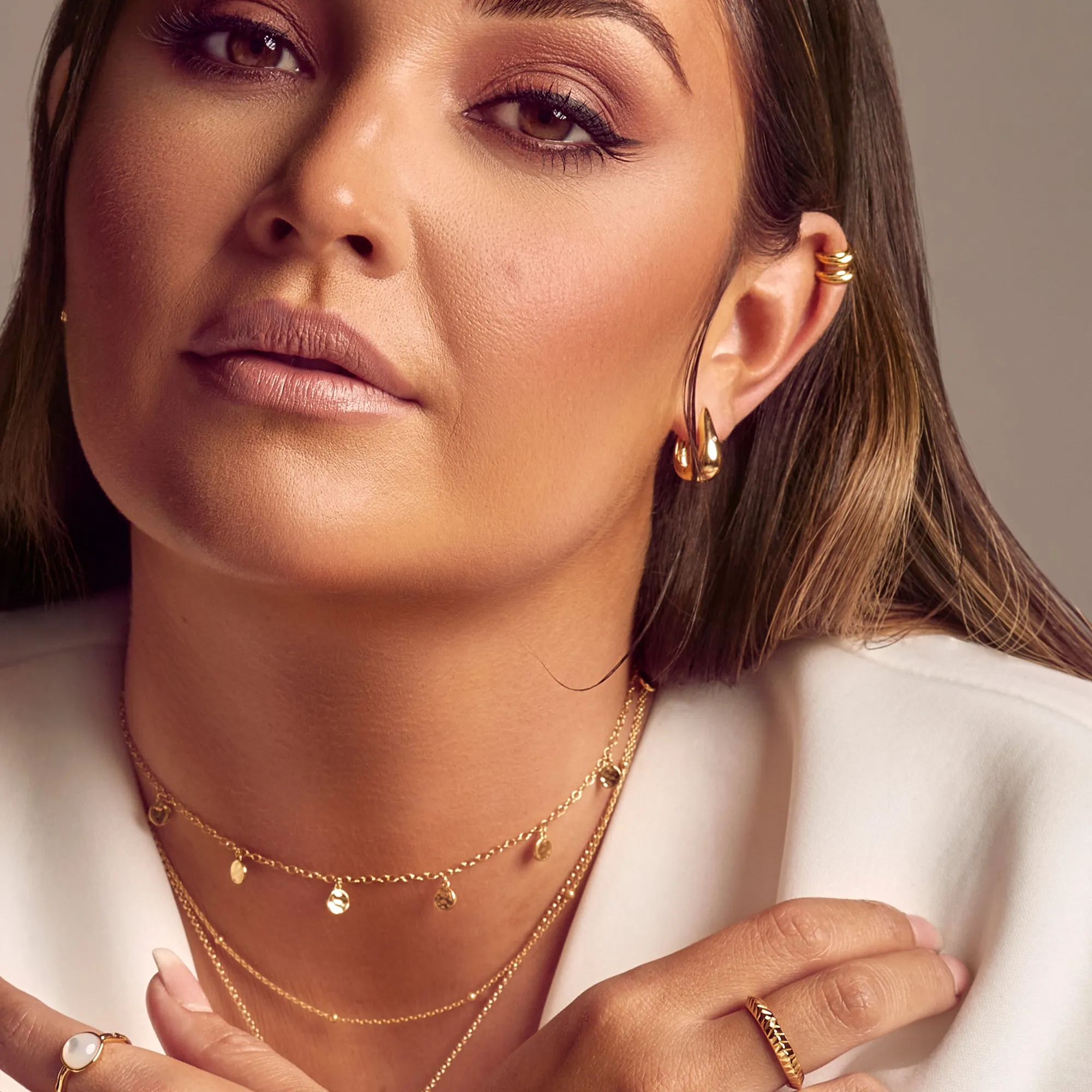 Hot Diamonds X Jac Jossa Entwine Double Ear Cuff DE674