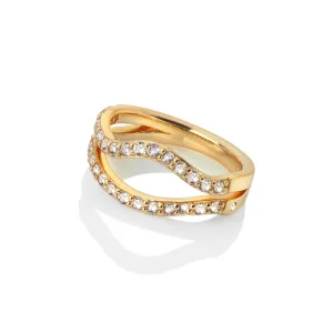 Hot Diamonds X Jac Jossa Extravagance Ring DR223/M