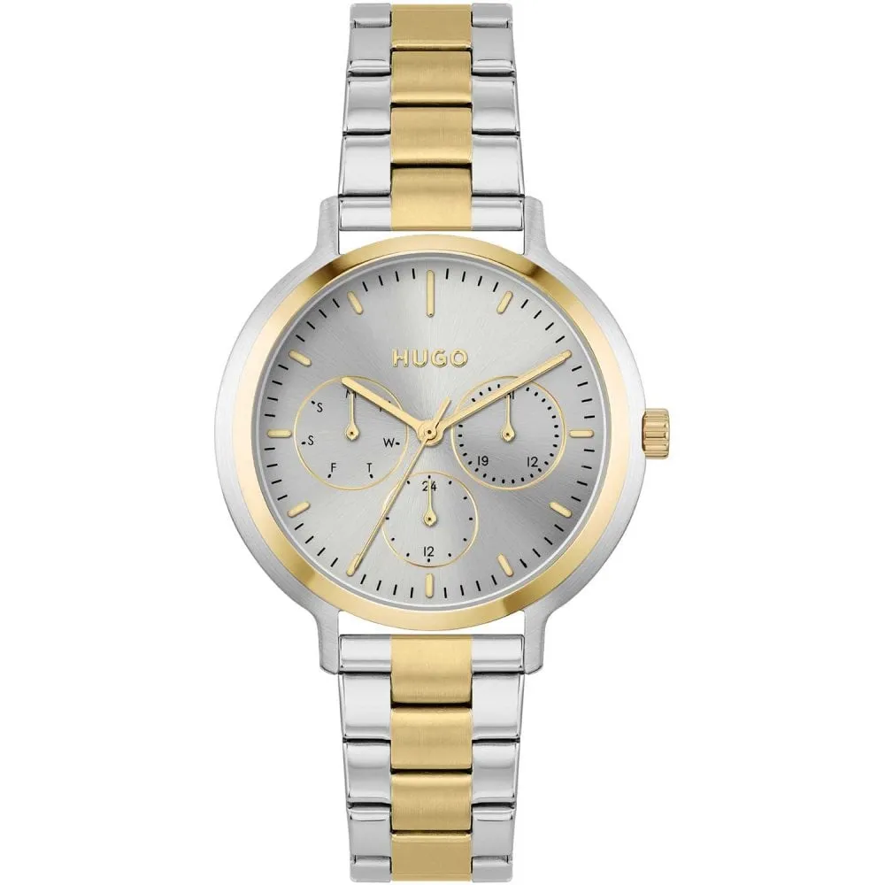 Hugo Ladies #Edgy Two Tone Watch 1540112