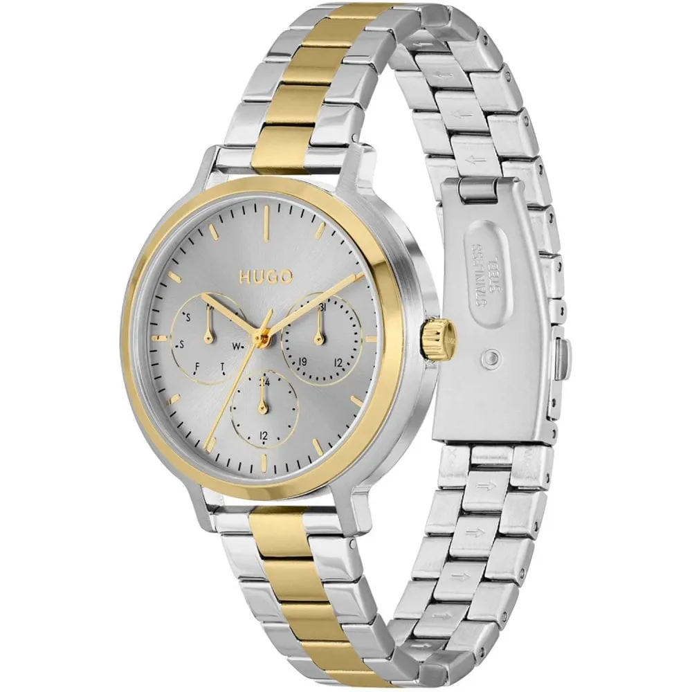 Hugo Ladies #Edgy Two Tone Watch 1540112