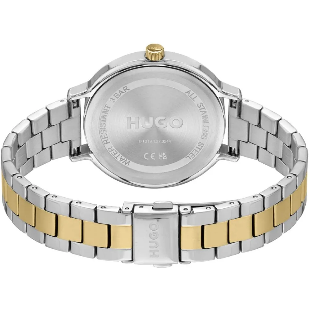 Hugo Ladies #Edgy Two Tone Watch 1540112