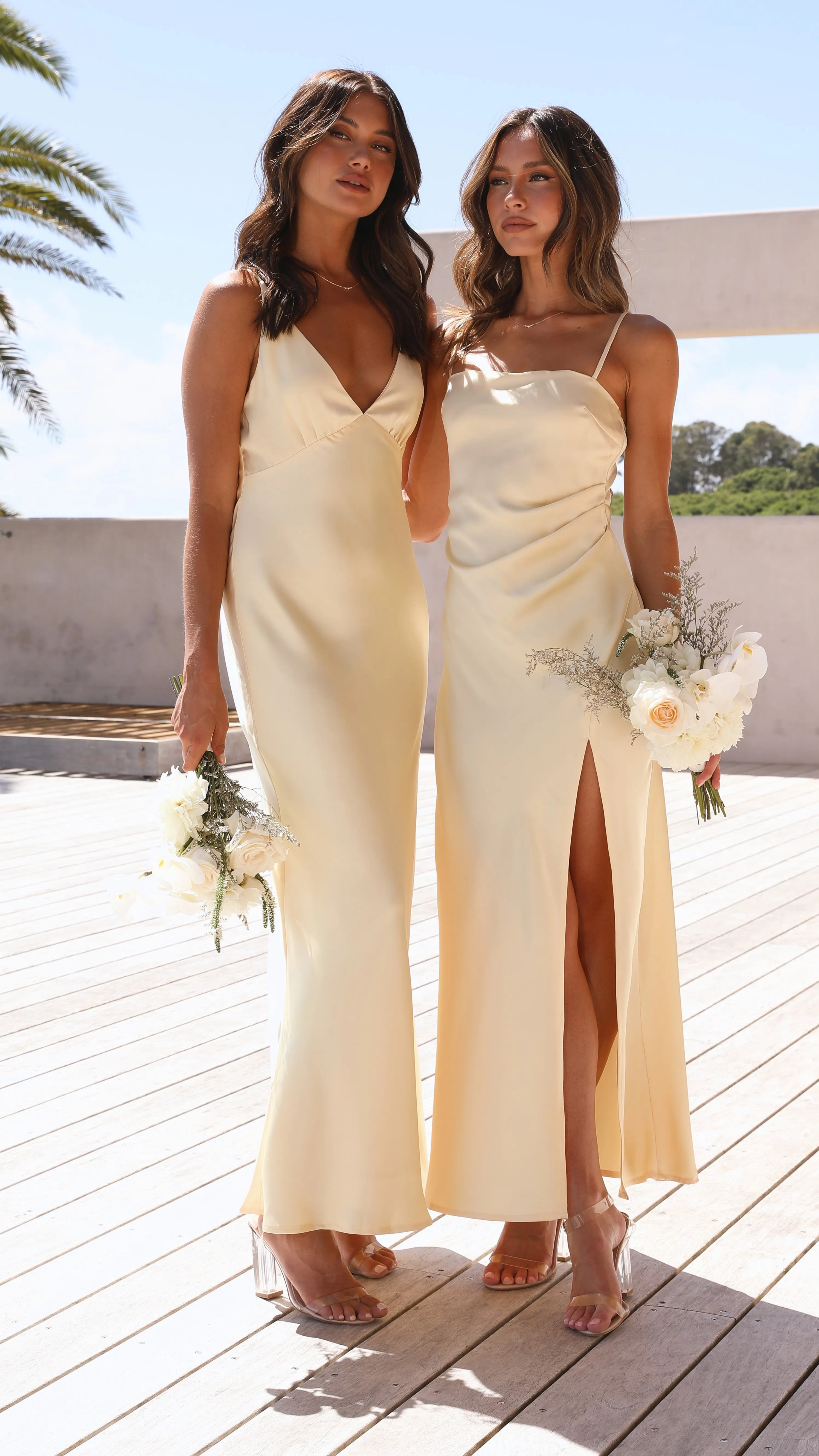 Ilana Maxi Dress - Yellow Billy J