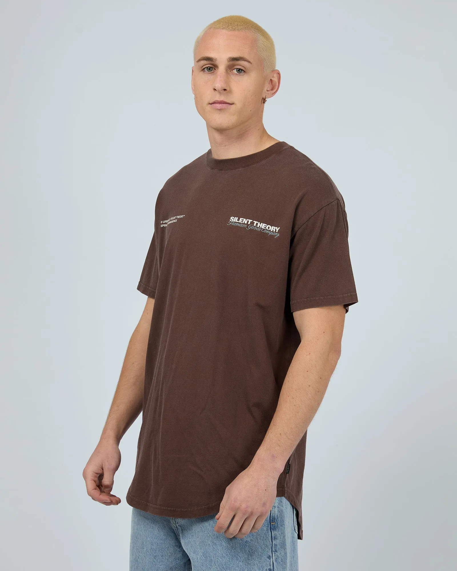 Initials Tee Chocolate