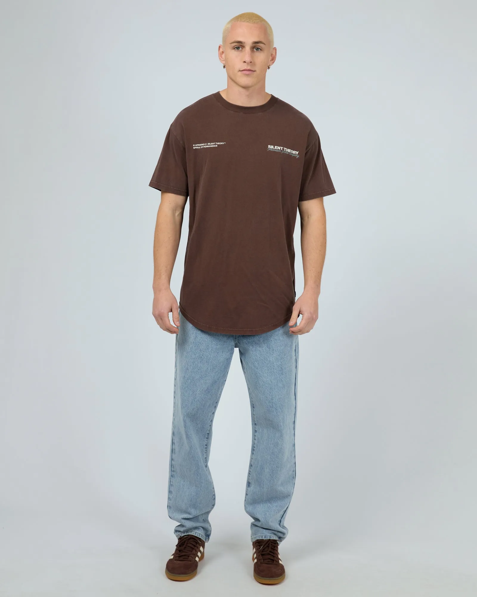 Initials Tee Chocolate