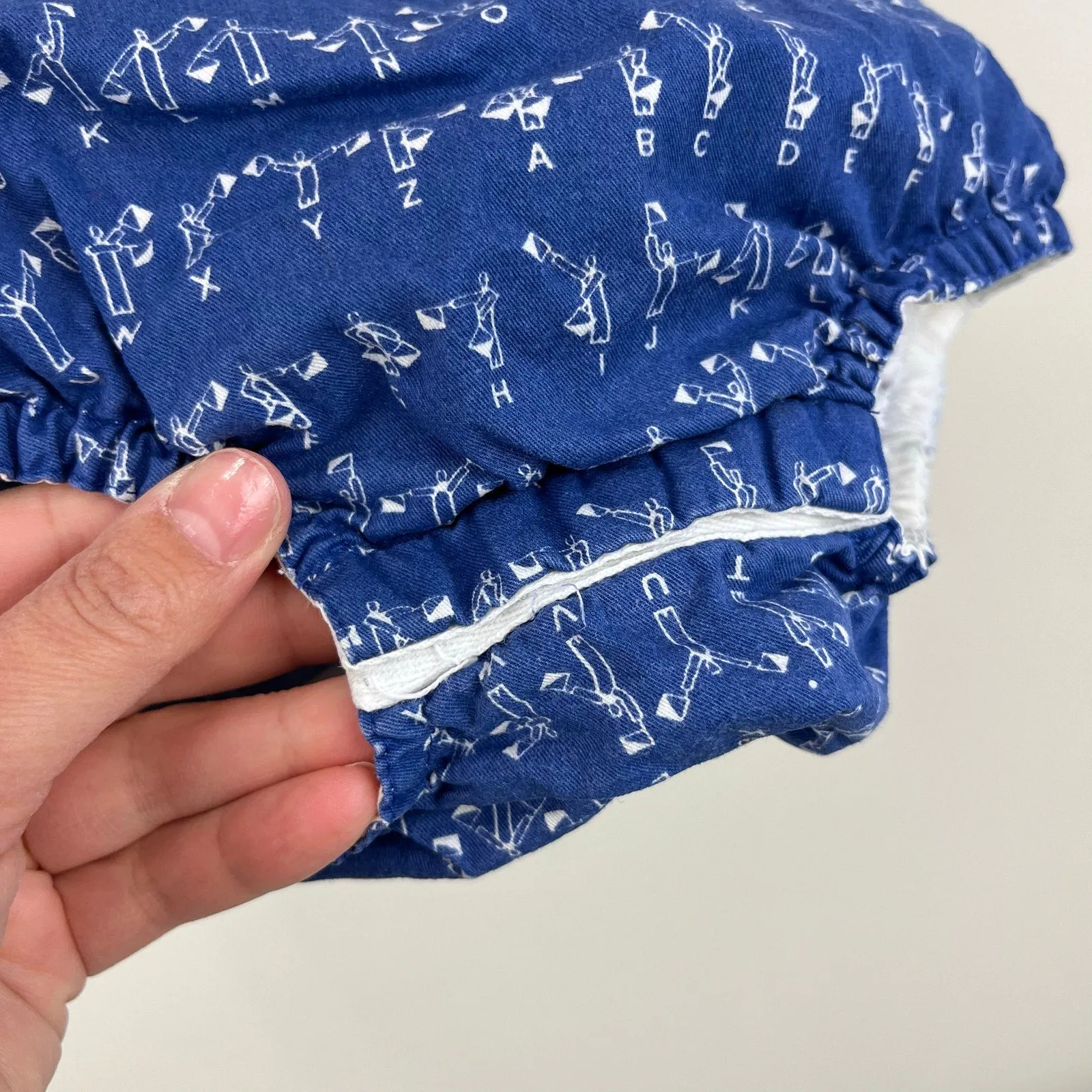 Insta-Worthy Kayce Hughes Blue Alphabet Sun Suit Bubble Romper 12 Months  Stylish & Comfortable