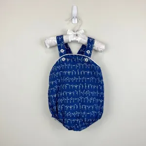 Insta-Worthy Kayce Hughes Blue Alphabet Sun Suit Bubble Romper 12 Months  Stylish & Comfortable