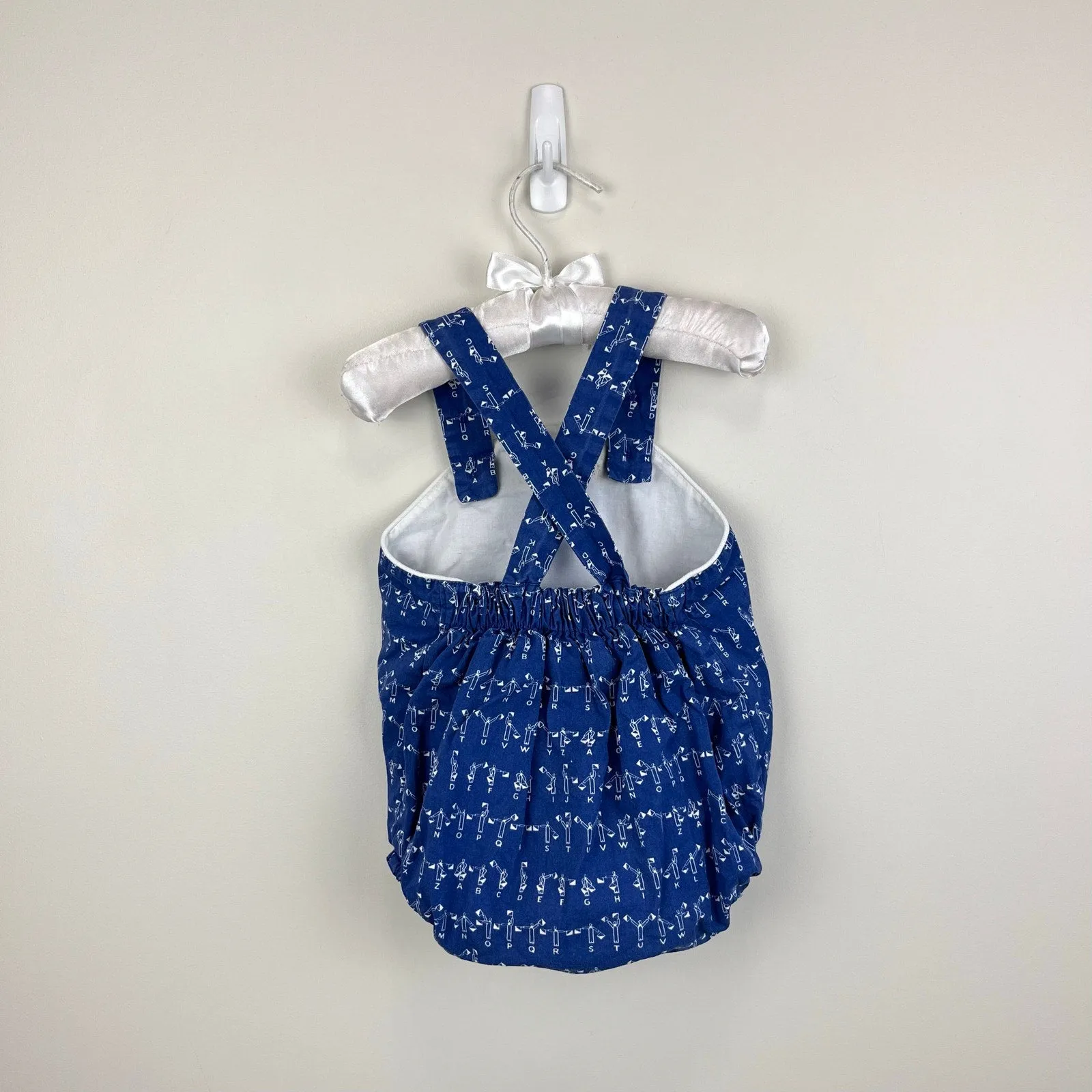 Insta-Worthy Kayce Hughes Blue Alphabet Sun Suit Bubble Romper 12 Months  Stylish & Comfortable
