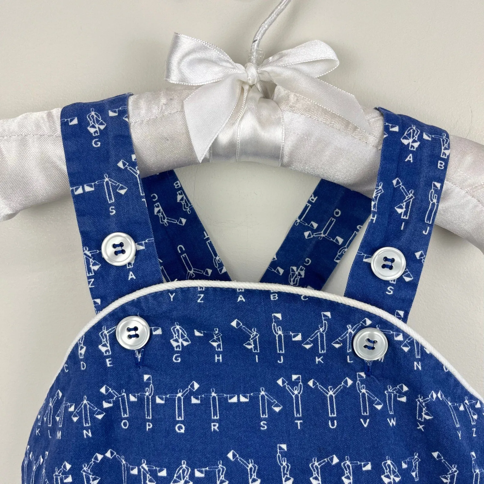 Insta-Worthy Kayce Hughes Blue Alphabet Sun Suit Bubble Romper 12 Months  Stylish & Comfortable
