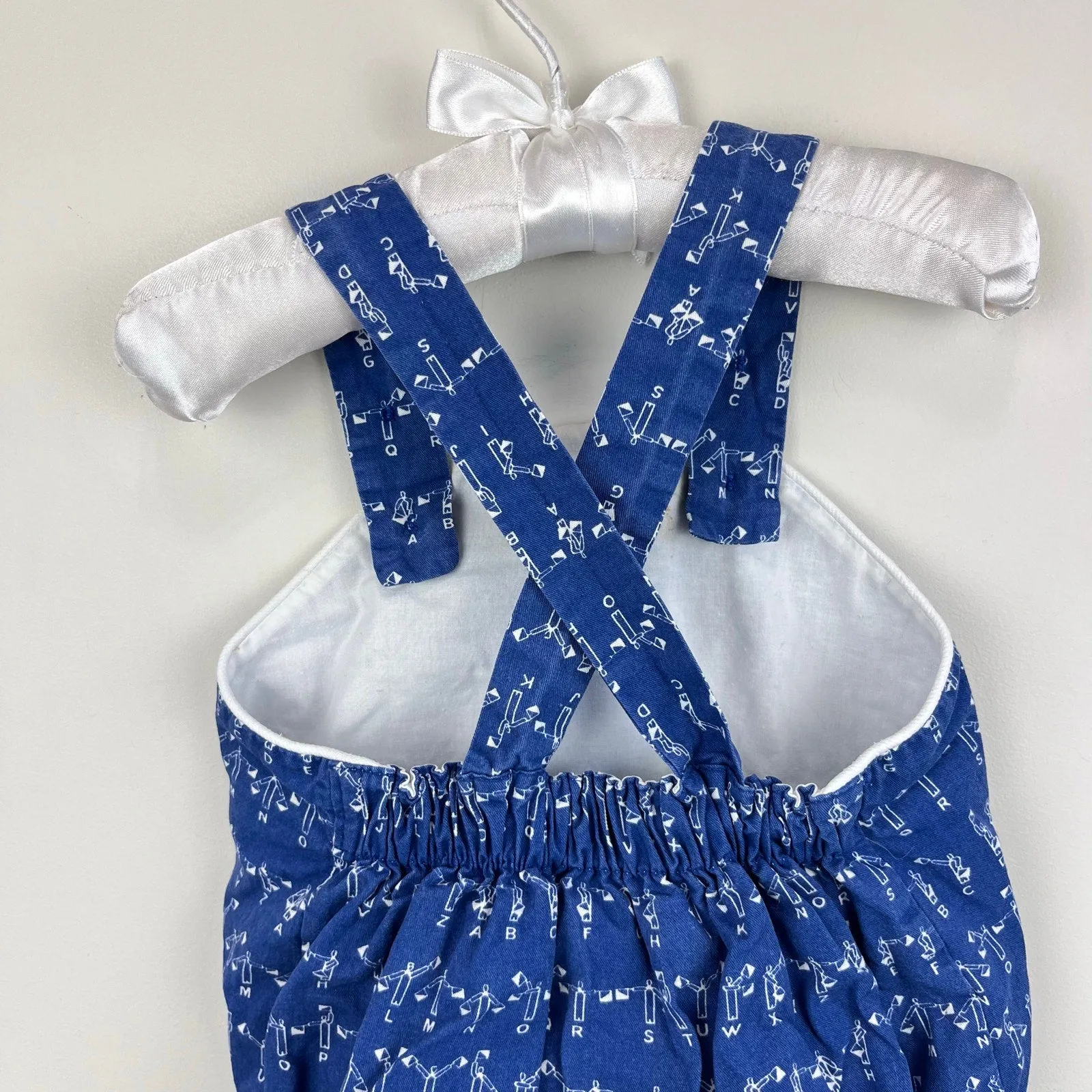 Insta-Worthy Kayce Hughes Blue Alphabet Sun Suit Bubble Romper 12 Months  Stylish & Comfortable