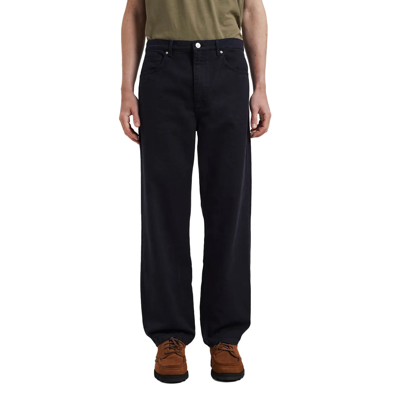 Insta-Worthy Norse Projects Mogens Relaxed 5 Pocket Heavy Twill Dark Navy  Limited Availability!