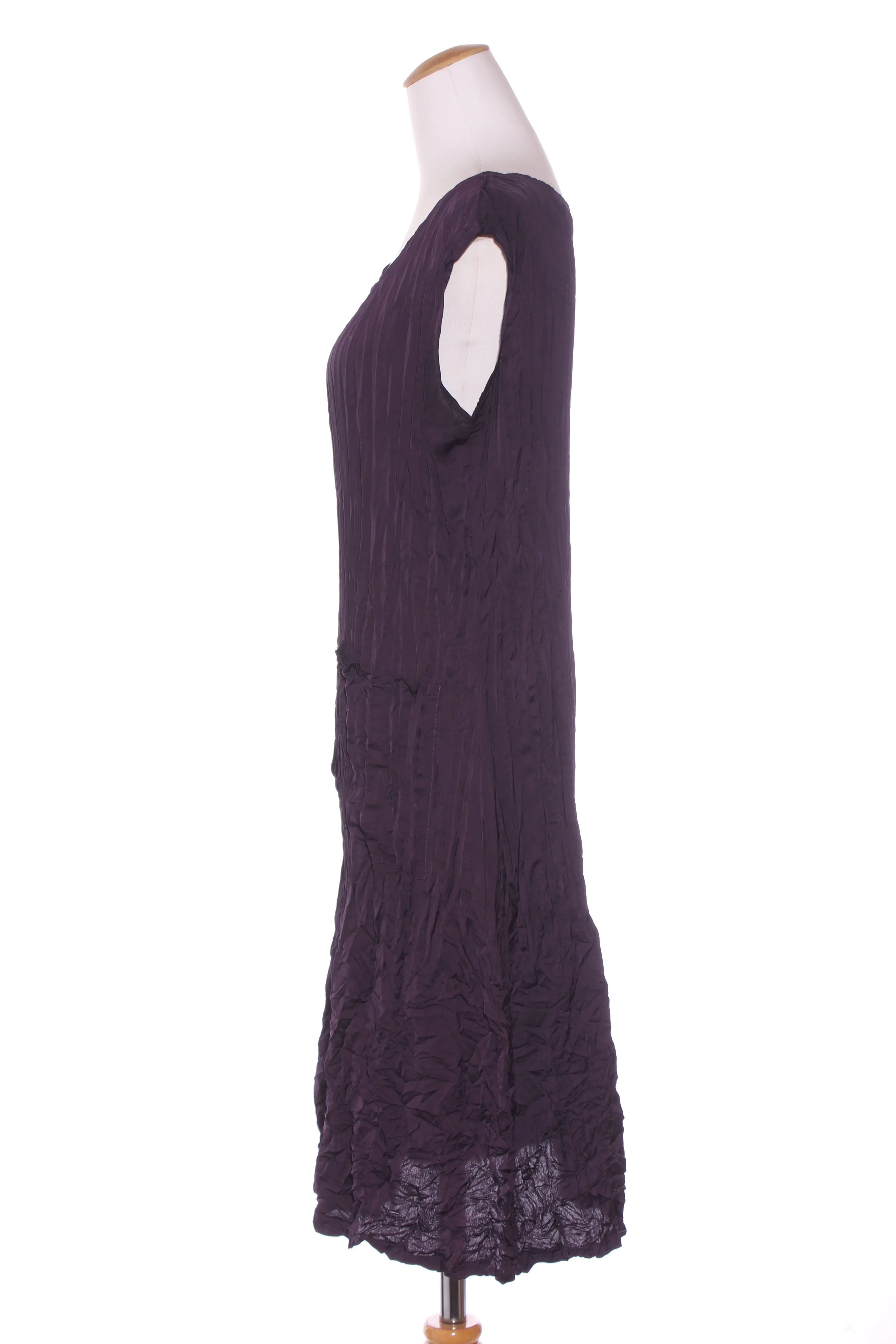 JANE DANIELS (NZ) Purple crushed dress = pockets! 12