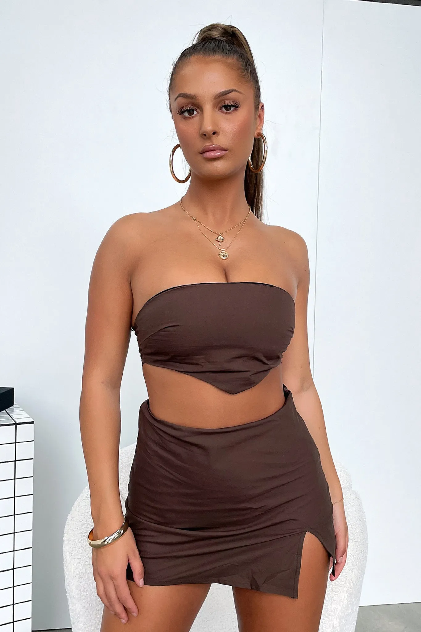 Julia Skirt - Brown