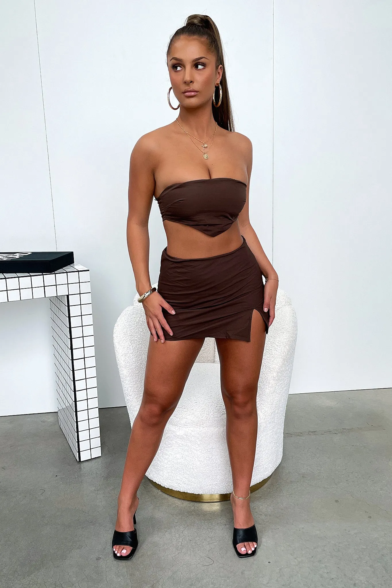 Julia Skirt - Brown