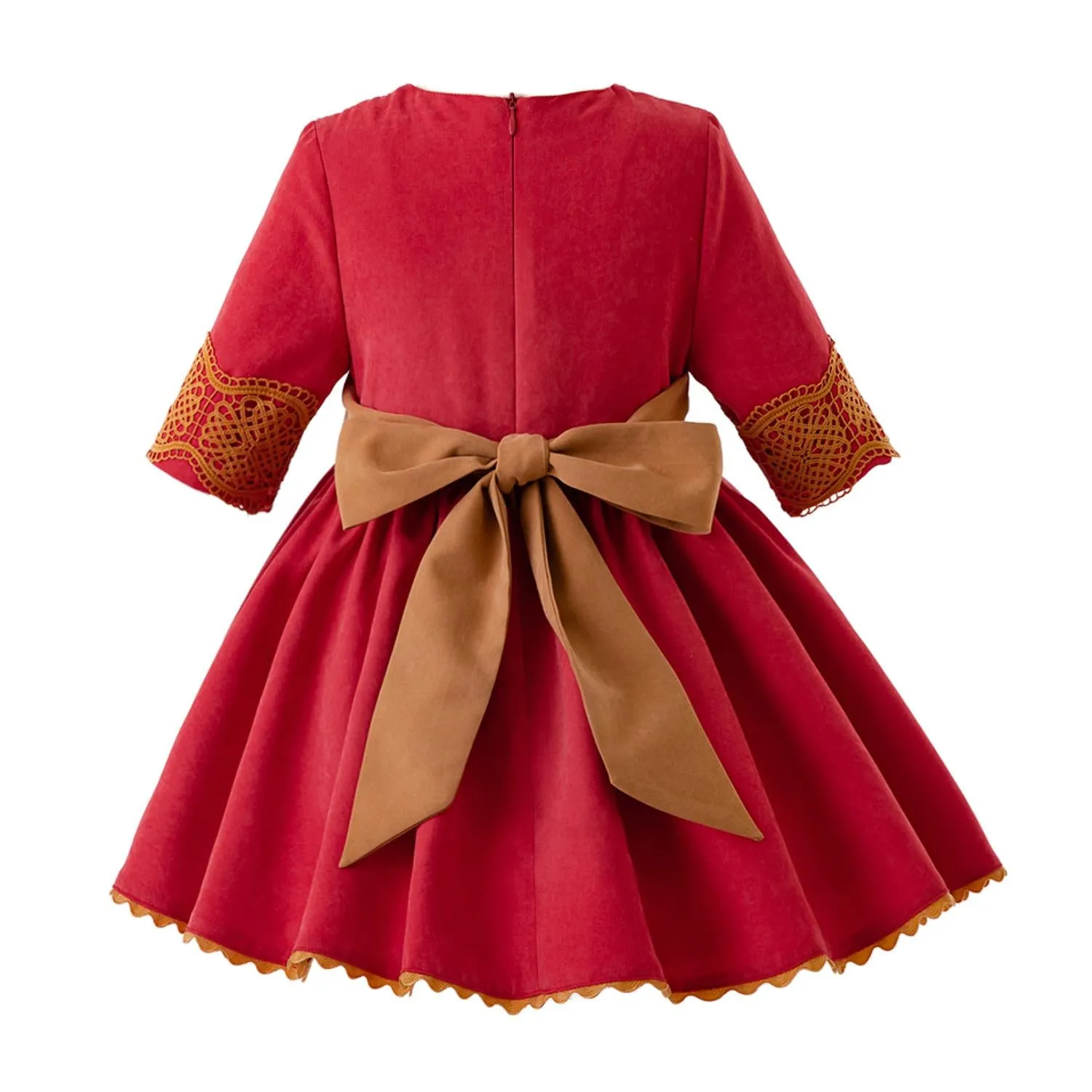Kid's Jackie Dress In Red