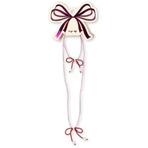 Konges Sljd Mellow Rose/Rio Red Pearly Necklace & Bracelet Set