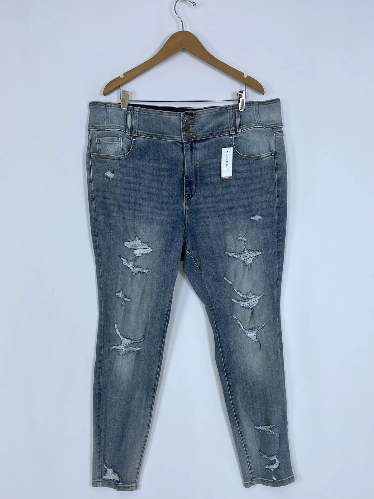 Lane Bryant Size 20 Light Blue Ultra High-Rise Jeggings NWT