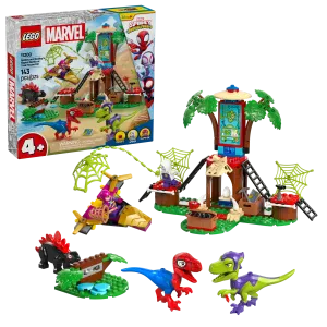 Lego Marvel Spidey and Gobby's Raptor Battle at Tree House HQ 11200