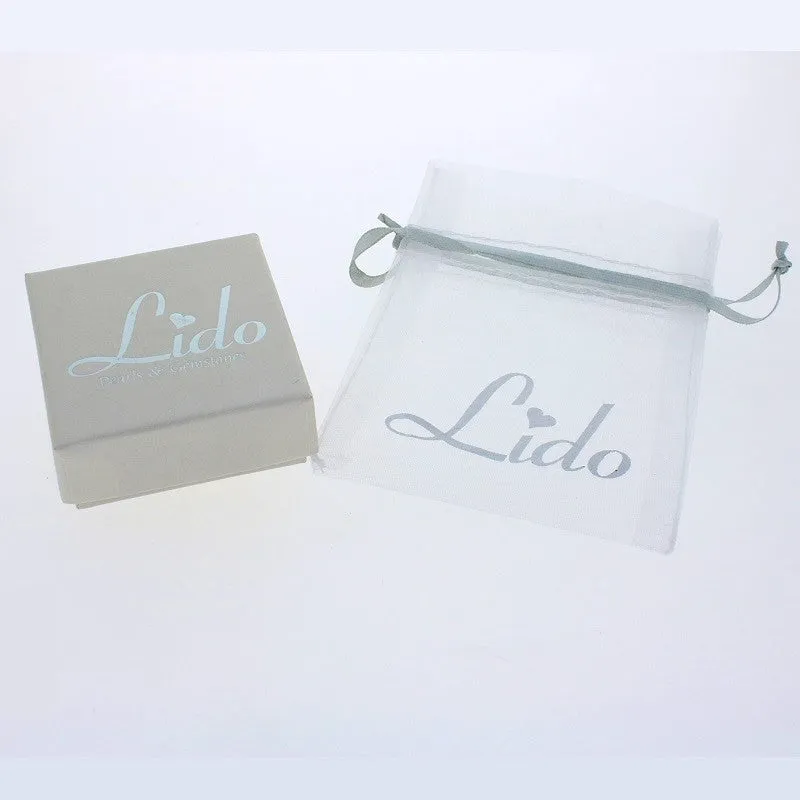 Lido Grey Freshwater Pearl Drop Earrings 0263EG