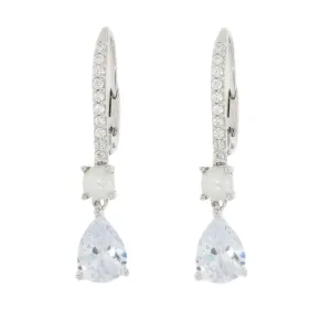 Lido Pearls Cubic Zirconia Freshwater Pearl Drop Earrings RP034E