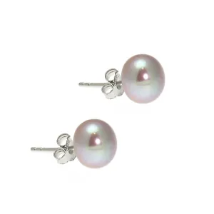 Lido Pearls Pink Freshwater Pearl Stud Earrings MEDSP