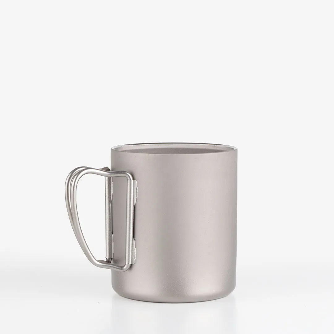Limited Edition Snow Peak Titanium Double Wall 300 Mug  Limited Stock!