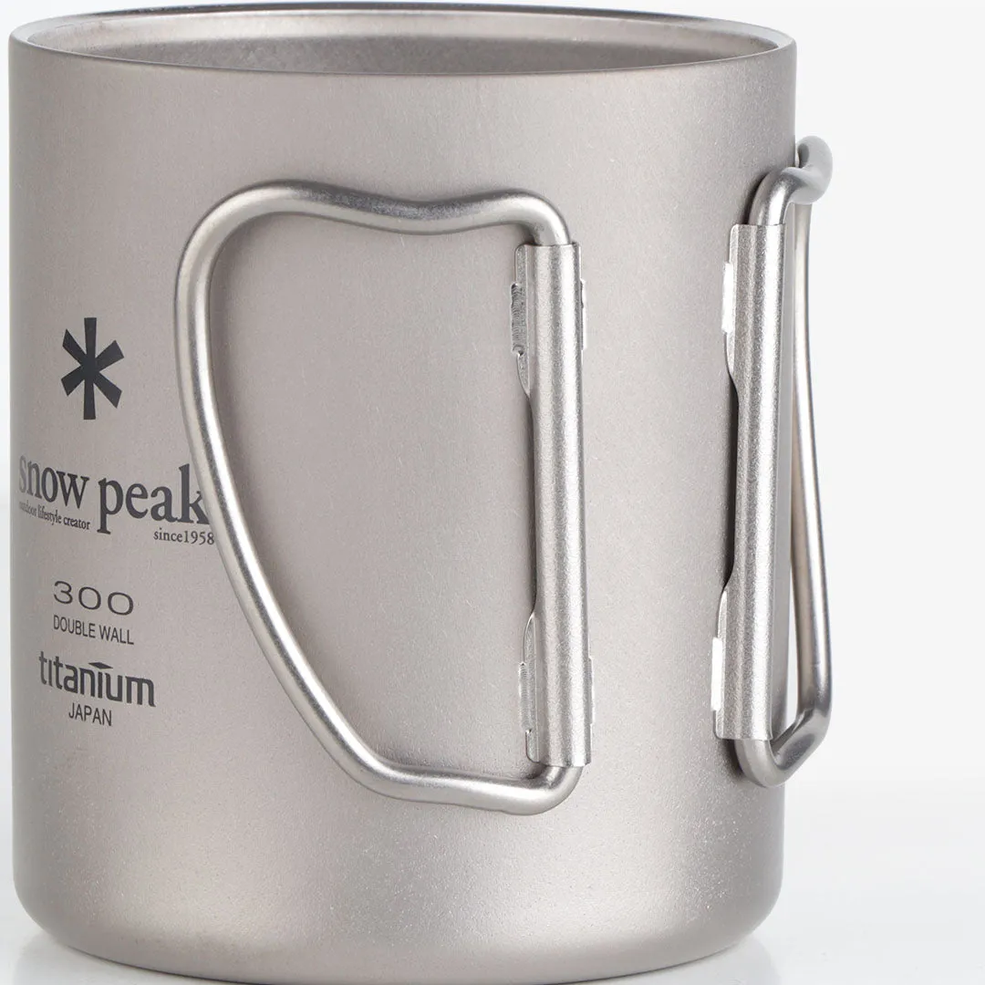 Limited Edition Snow Peak Titanium Double Wall 300 Mug  Limited Stock!