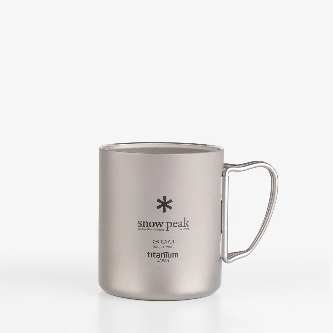Limited Edition Snow Peak Titanium Double Wall 300 Mug  Limited Stock!